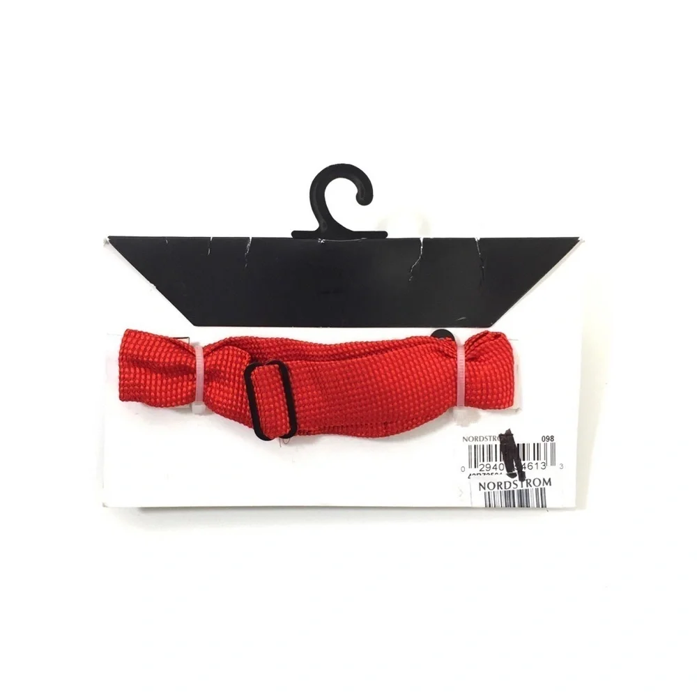 Nordstrom Kids Bright Red Adjustable Bow Tie